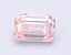 1.13 Ct. Fancy Intense Pink Emerald Lab Grown Diamond
