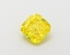 1.05 Ct. Fancy Vivid  Yellow Cushion Lab Grown Diamond