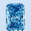 1.51 Ct. Fancy Vivid Blue Radiant Lab Grown Diamond