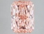 3.09 Ct. Fancy Vivid Pink Radiant Lab Grown Diamond