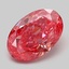 1.72 Ct. Fancy Vivid Pink Oval Lab Grown Diamond