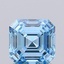 1.06 Ct. Fancy Vivid Blue Asscher Lab Grown Diamond