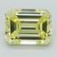 5.89 Ct. Fancy Intense  Yellow Emerald Lab Grown Diamond