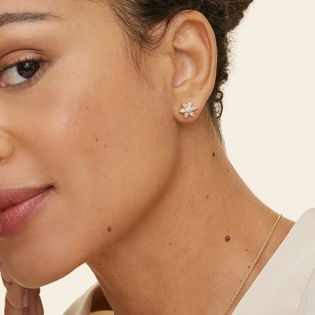 Flora Lab Diamond Earrings (5/8 ct. tw.)