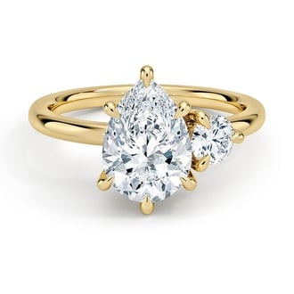 Custom Toi et Moi Diamond Ring