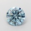 1.26 Ct. Fancy Vivid  Blue Round Lab Grown Diamond