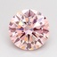 1.19 Ct. Fancy Pink Round Lab Grown Diamond