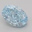 4.00 Ct. Fancy Vivid Blue Oval Lab Grown Diamond