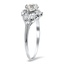 The Josefine Ring, smalltop view on a hand