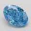 3.00 Ct. Fancy Vivid Blue Oval Lab Grown Diamond