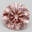 1.77 Ct. Fancy Intense Pink Round Lab Grown Diamond