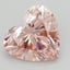 4.90 Ct. Fancy Vivid  Pink Heart Lab Grown Diamond