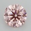 3.01 Ct. Fancy Intense Pink Round Lab Grown Diamond