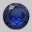 9.0mm  Blue  Round   Sapphire