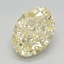 2.53 Ct. Fancy Yellow Oval Lab Grown Diamond