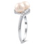 The Rosarito Ring, smalltop view on a hand