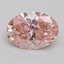 2.21 Ct. Fancy Vivid Pink Oval Lab Grown Diamond