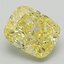 1.81 Ct. Fancy Vivid Yellow Cushion Lab Grown Diamond