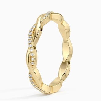 Petite Twisted Vine Eternity Diamond Ring (1/5 ct. tw.)