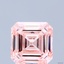 2.54 Ct. Fancy Intense Pink Asscher Lab Grown Diamond