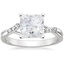 18K White Gold Chamise Diamond Ring (1/15 ct. tw.), smalltop view