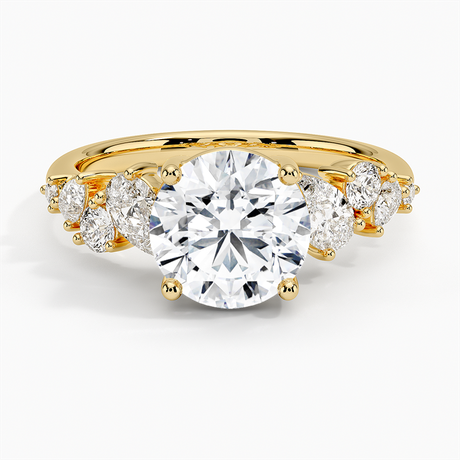 Olivetta Tapered Diamond Ring