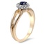 The Varana Ring, smalltop view on a hand