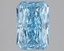 2.10 Ct. Fancy Vivid Blue Radiant Lab Grown Diamond