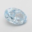 5.05 Ct. Fancy Vivid Blue Oval Lab Grown Diamond