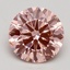 2.55 Ct. Fancy Intense Pink Round Lab Grown Diamond