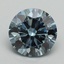 3.01 Ct. Fancy Vivid Blue Round Lab Grown Diamond