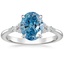 Platinum Nadia Diamond Ring, smalltop view