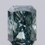 1.42 Ct. Fancy Intense Bluish Green Radiant Lab Grown Diamond