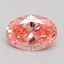 1.60 Ct. Fancy Vivid Pink Oval Lab Grown Diamond