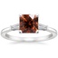 Platinum Symphony Tapered Baguette Three Stone Diamond Ring (1/5 ct. tw.), smalltop view