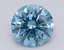 1.94 Ct. Fancy Vivid Blue Round Lab Grown Diamond