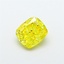 1.14 Ct. Fancy Vivid  Yellow Cushion Lab Grown Diamond