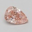 1.44 Ct. Fancy Intense Pink Pear Lab Grown Diamond