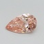 0.50 Ct. Fancy Intense Pink Pear Lab Grown Diamond