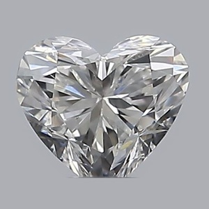 Heart diamond — real photo