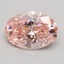 1.59 Ct. Fancy Pink Oval Lab Grown Diamond