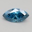 1.01 Ct. Fancy Vivid Malibu Blue Marquise Lab Grown Diamond