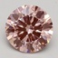 2.82 Ct. Fancy Intense Pink Round Lab Grown Diamond