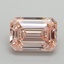 2.05 Ct. Fancy Vivid Pink Emerald Lab Grown Diamond