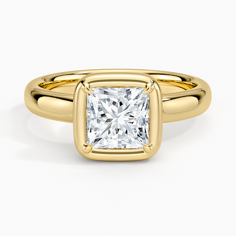 Andrea Bezel Prong Ring