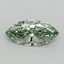 1.00 Ct. Fancy Intense Green Marquise Lab Grown Diamond