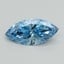 1.02 Ct. Fancy Vivid Blue Marquise Lab Grown Diamond
