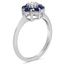 The Jamilia Ring, smalltop view on a hand