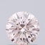 0.77 Ct. Fancy Intense Pink Round Lab Grown Diamond