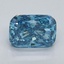 2.21 Ct. Fancy Vivid Blue Cushion Lab Grown Diamond